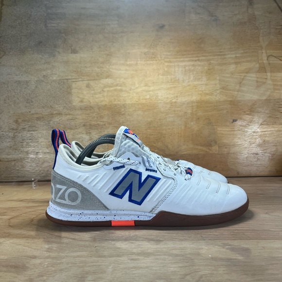 New Balance Other - New Balance Audazo v5 Mens Sz 9.5 (D) Soccer Shoes Sneakers White Blue MSA1IWT5